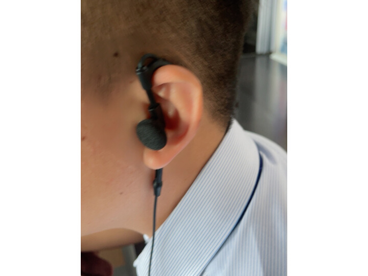 极蜂BeeBest H1 对讲机耳机手机耳机耳挂式标准3.5MM接口对讲机耳机