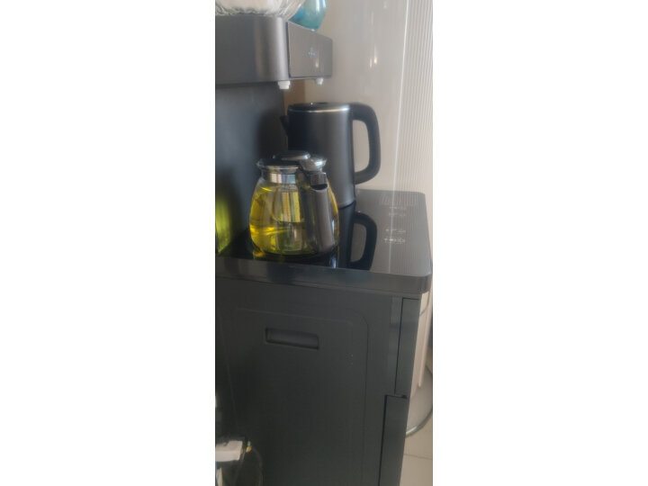 美菱（MeiLing）茶吧机 家用多功能智能遥控温热型立式饮水机 高颜轻奢【曜石黑温热款】-晒图奖励30元